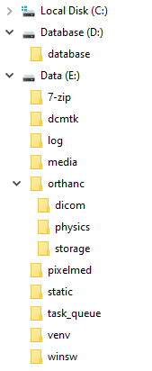 Windows install folder layout