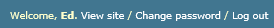 Link from Django user admin back to OpenREM